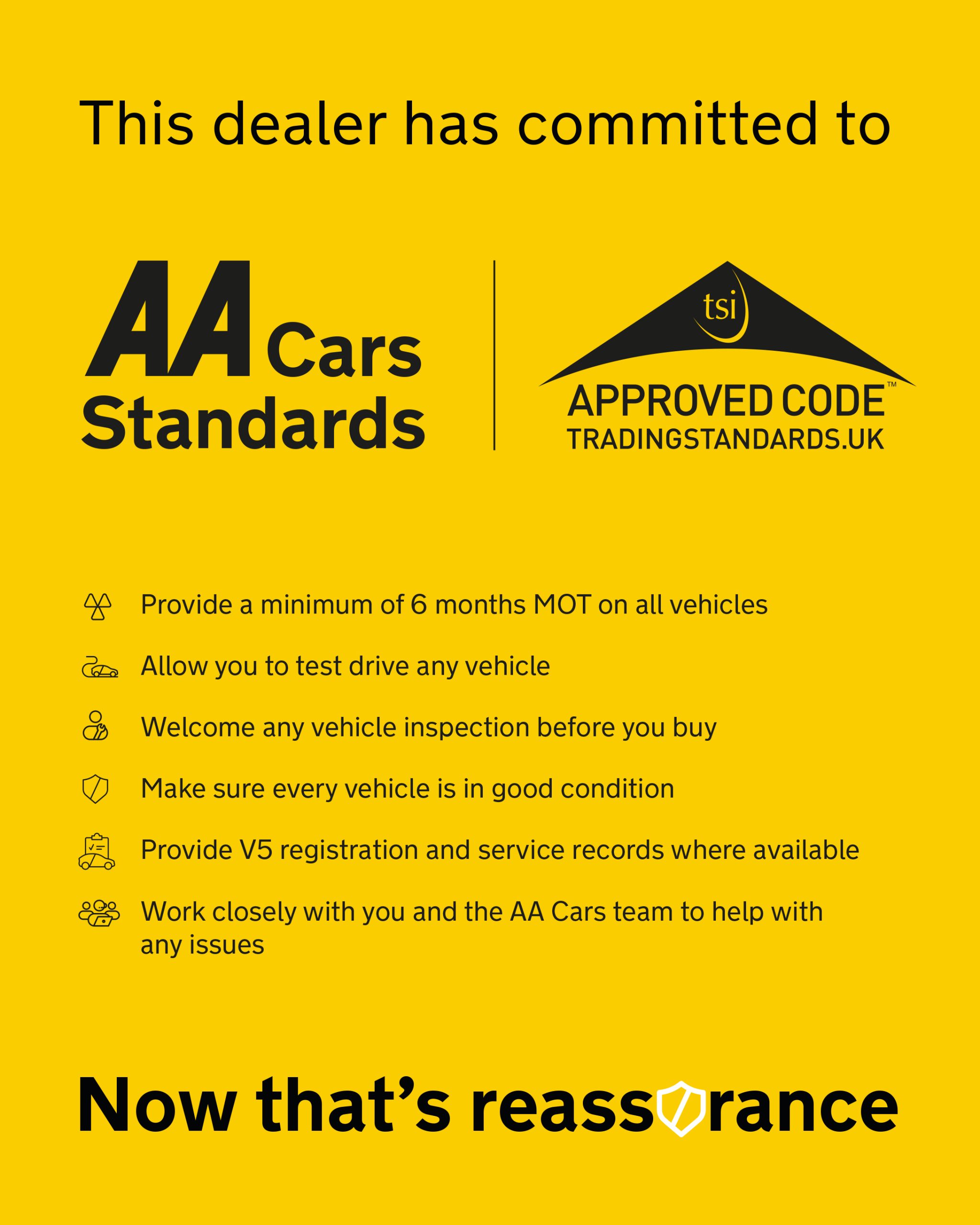 AA Cars Standards Town Cars Gloucester